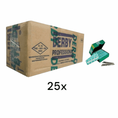 Derby razor blade (halve omdoos)