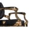 Barber Chair Texas Gold Zijkant Armsteun