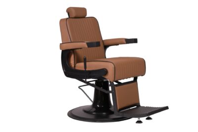 Barber Chair Dallas Camel Brown