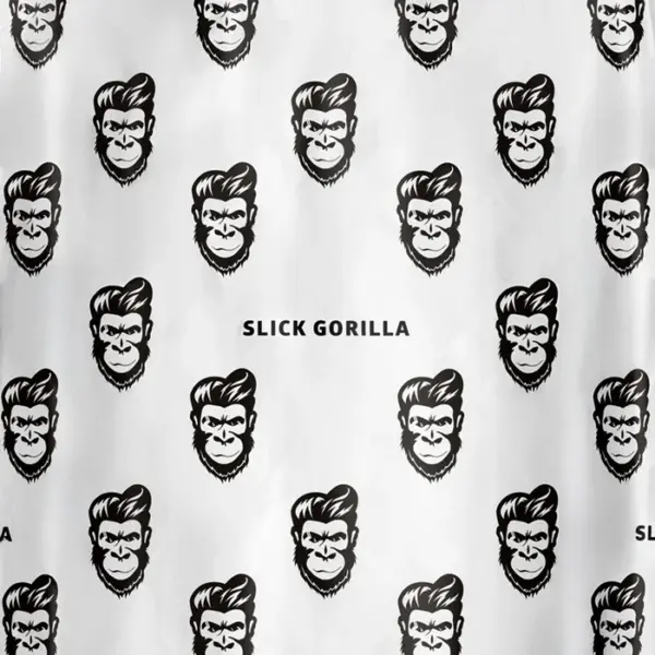 Slick Gorilla Barber Cape White