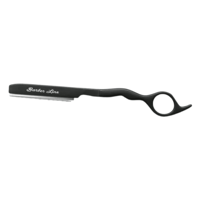 Black Barber Line Razor With Protector
