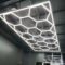 Salon met Hexagon verlichting