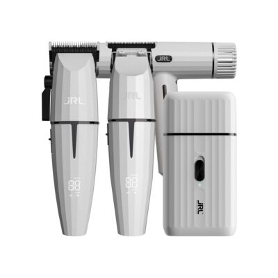 JRL White Ghost Clipper + Trimmer + Shaver + Fohn