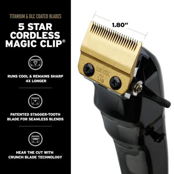 Wahl Magic Clip & Detailer Black Combo 
