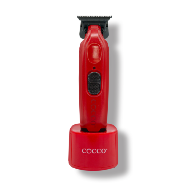 Cocco Trimmer Red Front With Charging Dock