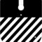 Black & White Stripes kapmantel