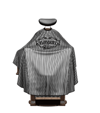 Barberking Zilver Kapmantel