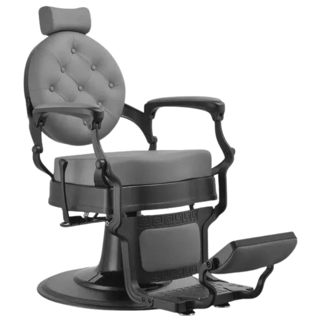 Barber Chair Texas Black Grey