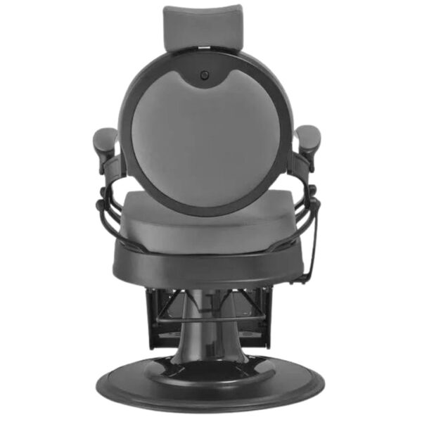Barber Chair Texas Black Grey Achterkant