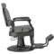 Barber Chair Texas Black Grey Zijkant