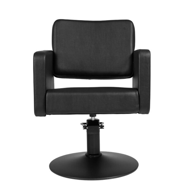 Kappersstoel Cadiz Black Front