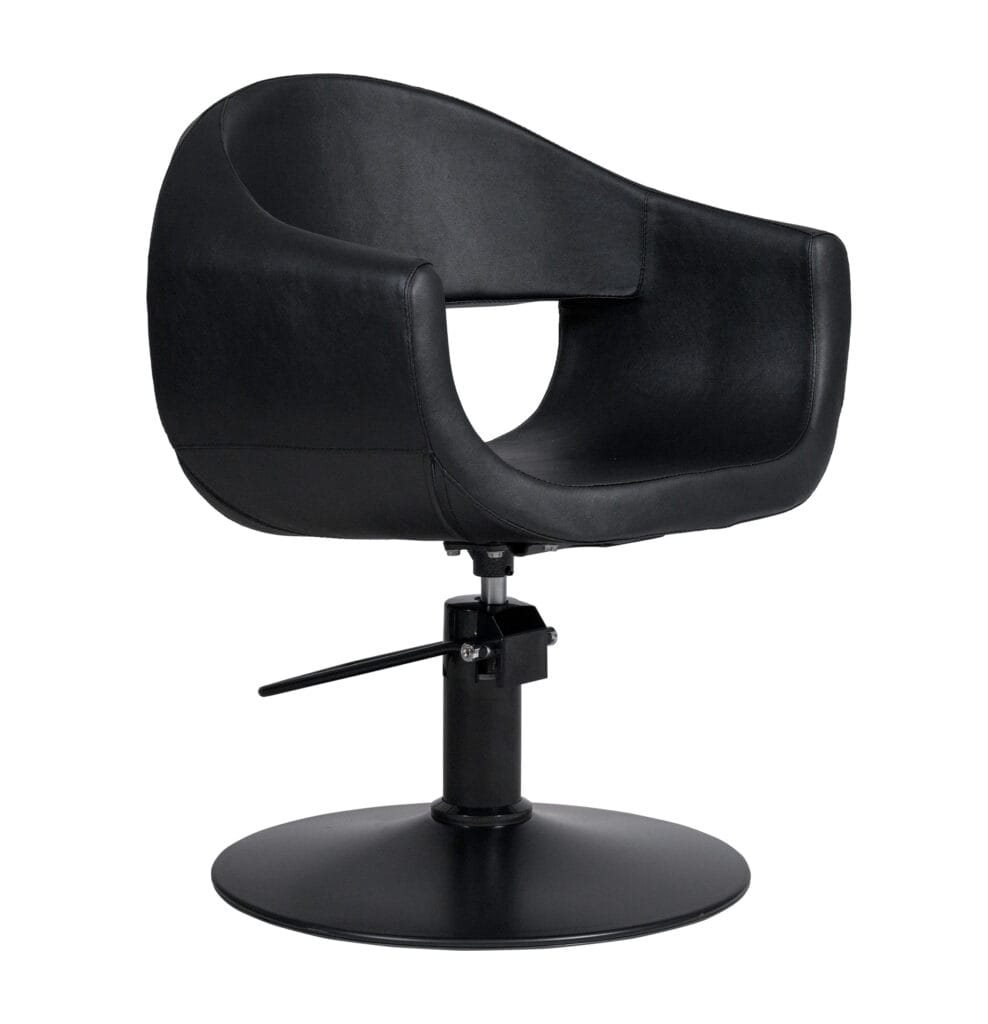 Kappersstoel Valencia Black