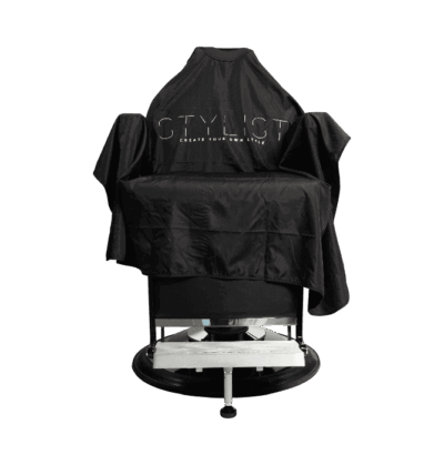 Stylist Cape Rubber Neck Black